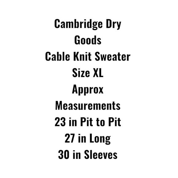 Cambridge Dry Goods Burnt Orange Cable Knit Cowl Neck Sweater Womens SZ XL - Picture 3 of 10